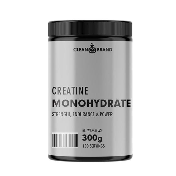 Creatine monohydrate 300g 100 doses cleanbrand Creatina
