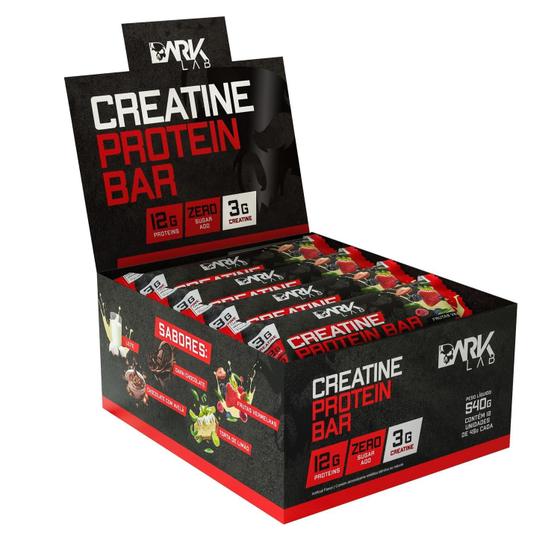 Creatine Protein Bar 12un 45g Dark Lab - Barra de Proteína - Magazine Luiza