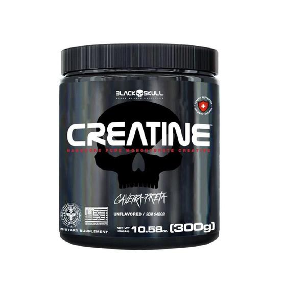 Imagem de Creatine Pure Monohydrate 300g - Black Skull