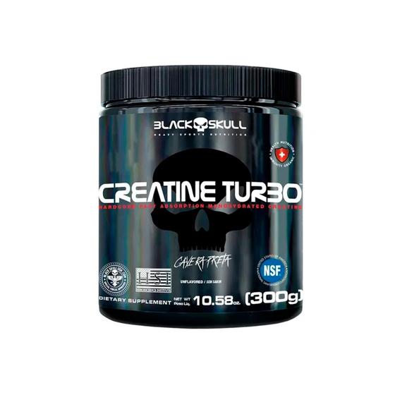 Imagem de Creatine Turbo 300g (Black Skull)  100% Original