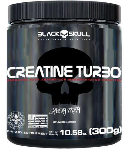 Creatine Turbo 300g (Creatina) - Black Skull Menor preço em Creatine Turbo 300g (Creatina) - Black Skull