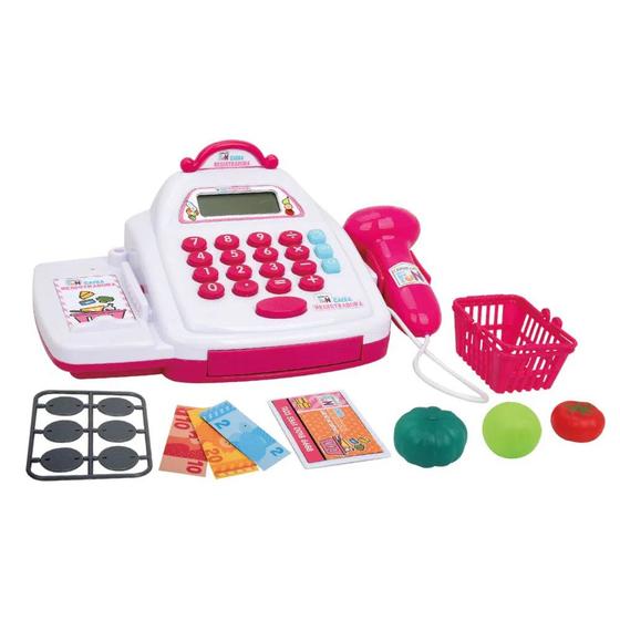 Imagem de Creative Fun Caixa Registradora Mini Shopping Rosa - BR1182