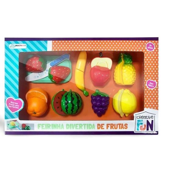 Imagem de Creative Fun Mini Feirinha Divertida 8 Frutas Multikids - BR1112