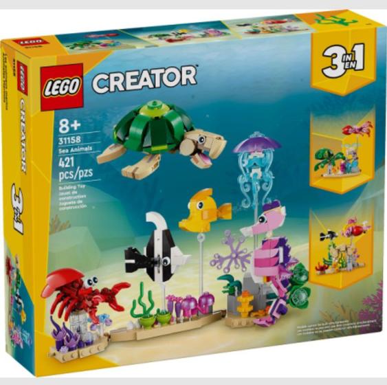 Imagem de Creator Animais Marinhos - Lego 31158