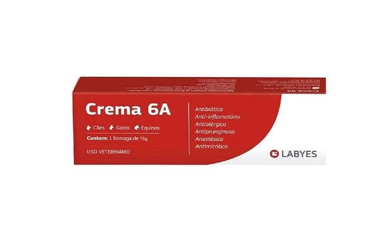 Imagem de Crema 6a 15g Pomada Labyes Cicatrizante