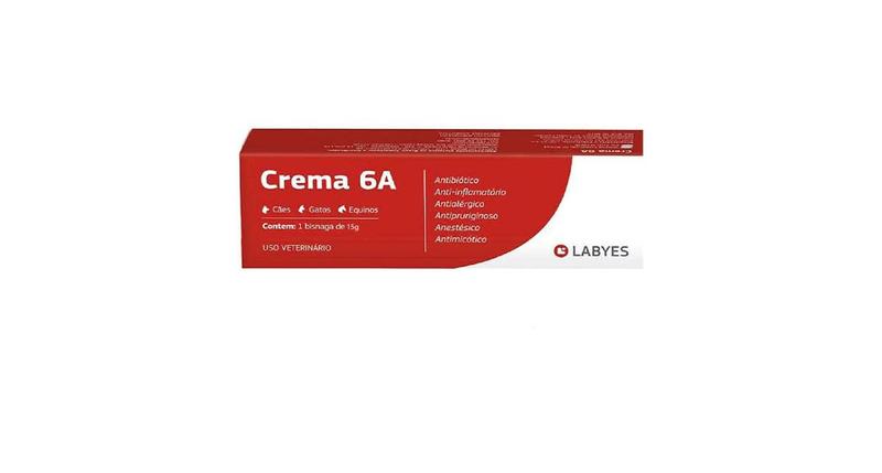 Imagem de Crema 6A Labyes 15g Pomada Dermatológica para Otites