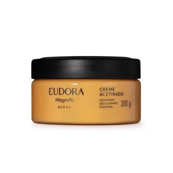 Creme Acetinado Hidratante Desodorante Corporal Eudora Magnific Audaz 200g Menor preço em Creme Acetinado Hidratante Desodorante Corporal Eudora Magnific Audaz 200g
