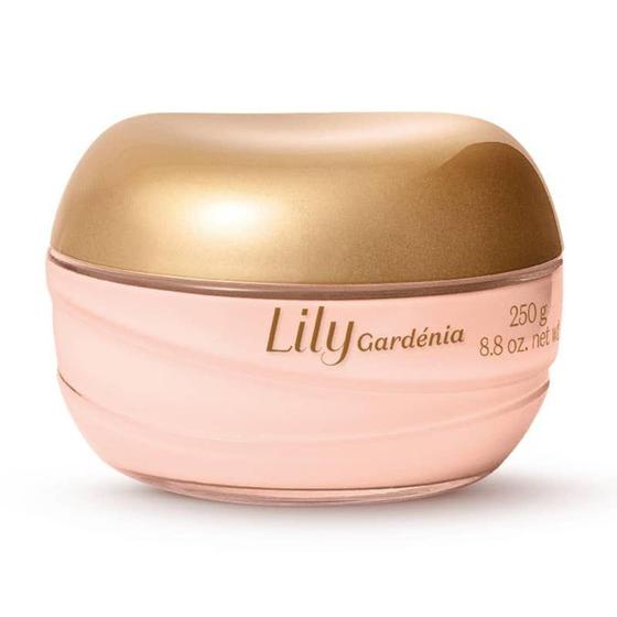 Imagem de Creme Acetinado Hidratante Desodorante Corporal Lily Gardénia 250g - O boticario