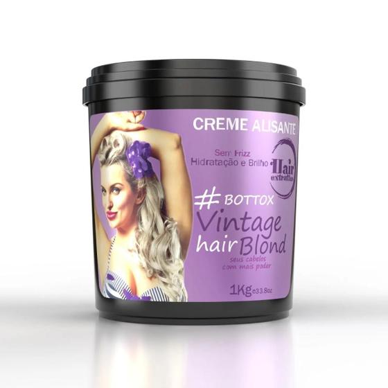 Imagem de Creme Alisante Bottox Vintage Hair Blond Hair Extrattus 1Kg