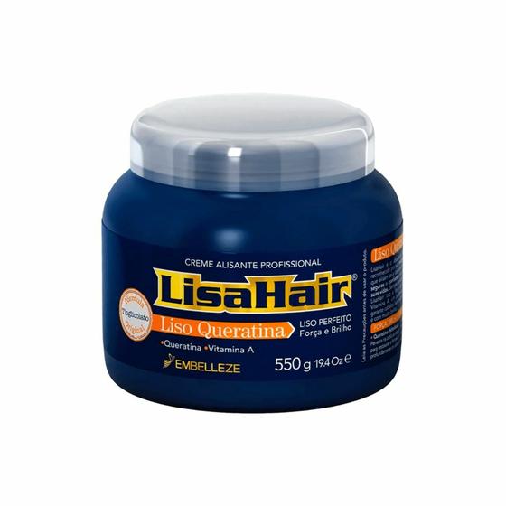 Imagem de Creme Alisante Lisahair Liso Queratina 550g