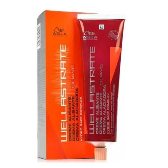 Imagem de Creme Alisante Wella Professionals - Wellastrate Suave Original!