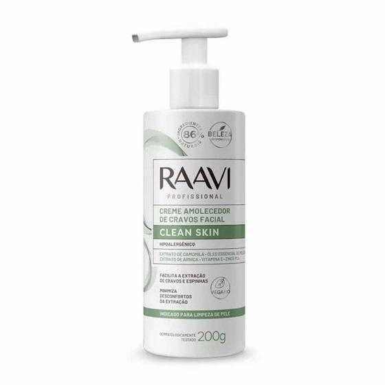 Imagem de Creme Amolecedor De Cravos Facial Clean Skin 200g - Raavi