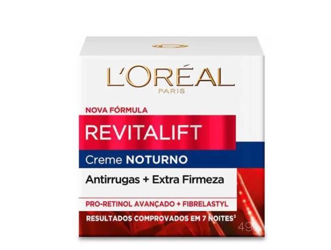 Creme Antirrugas L'oréal Revitalift Noturno 49g Menor preço em Creme Antirrugas L'oréal Revitalift Noturno 49g