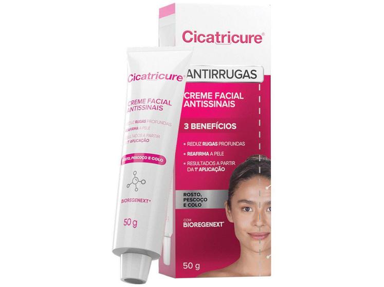 Imagem de Creme Antissinais Facial Cicatricure Antirrugas - 50g