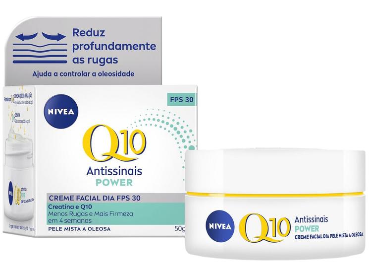 Imagem de Creme Antissinais Facial Diurno Nivea Q10 Power