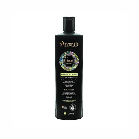 Creme Ativador Cachos Crespos e Crespíssimos Arvensis 1000ml Menor preço em Creme Ativador Cachos Crespos e Crespíssimos Arvensis 1000ml
