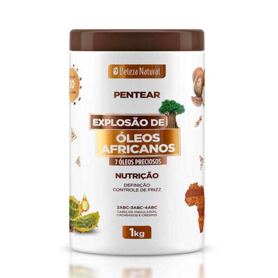 Imagem de Creme beleza natural 1kg explosao oleo africano 7 em 1