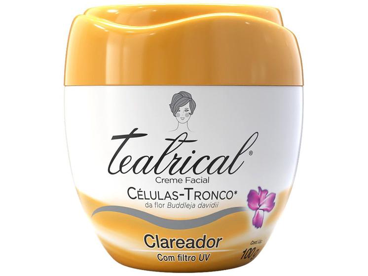 Creme Clareador Facial Teatrical Células Tronco Menor preço em Creme Clareador Facial Teatrical Células Tronco