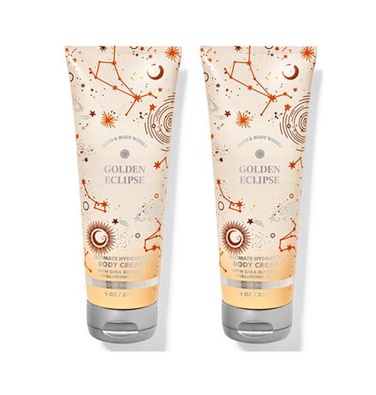 Imagem de Creme Corporal Bath & Body Works Golden Eclipse (240ml) - Pacote com 2