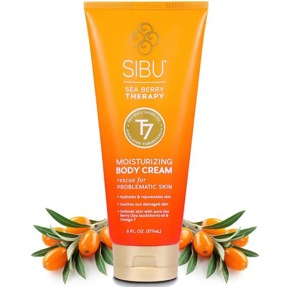 Imagem de Creme Corporal Hidratante Sibu Lightweight 180ml - Com Extrato de Espinheiro