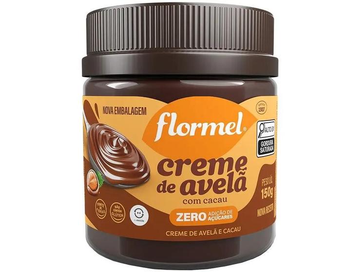 Imagem de Creme de Avelã com Cacau Zero Sem Glúten 150g  Flormel