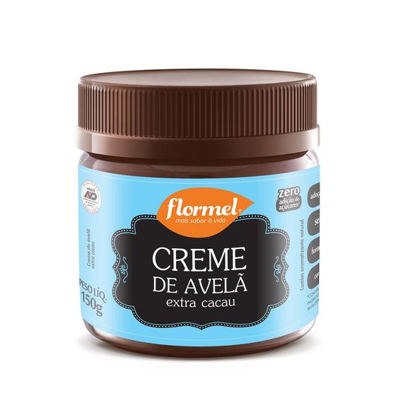 Imagem de Creme de Avelã Extra Cacau Zero Açúcar Zero Glúten Flormel