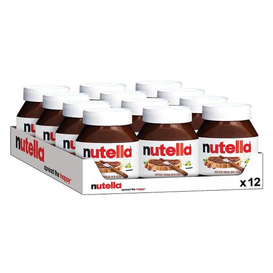 Imagem de Creme de Avelã Nutella, Caixa com 12 Potes de 350g