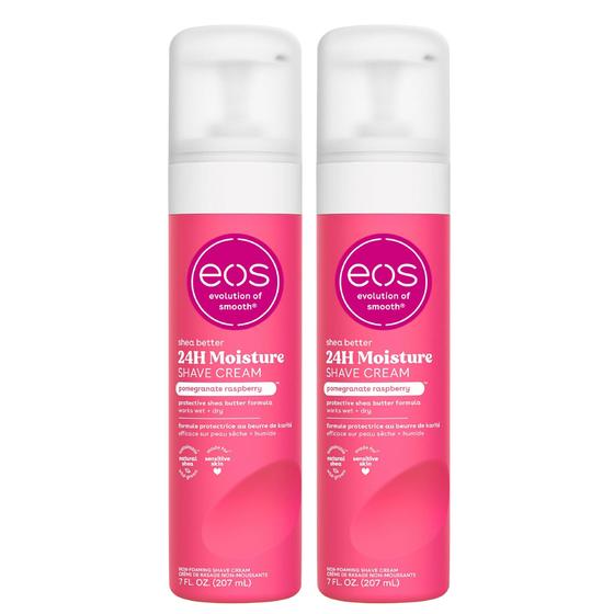 Imagem de Creme de Barbear EOS Shea Better Pomegranate Raspberry - 2 Unidades de 414mL