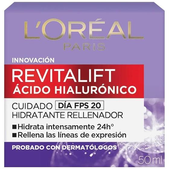 Creme de Dia Revitalift com Ácido Hialurônico 50mL Menor preço em Creme de Dia Revitalift com Ácido Hialurônico 50mL