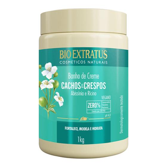 Imagem de Creme de Hidratação 1Kg Cabelos Cachos e Crespos Bio Extratus