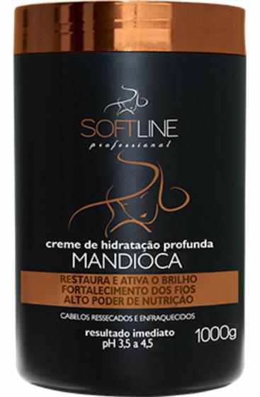 Creme de Hidratação Profunda Mandioca Soft Line 1kg - Máscara Capilar ...
