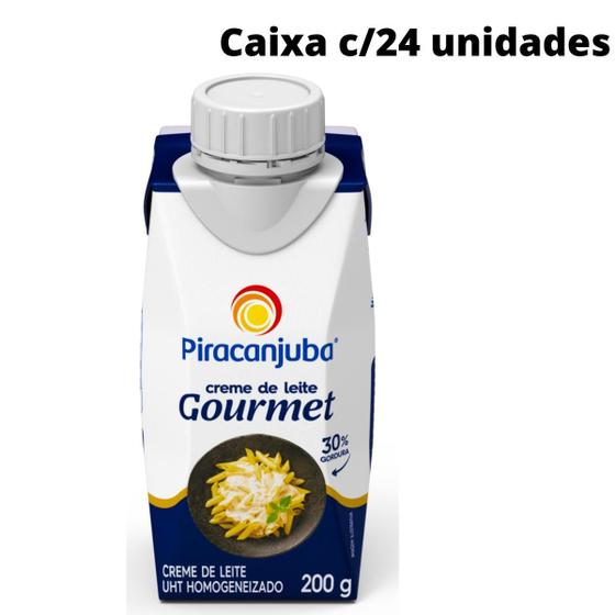 Imagem de Creme de Leite Gourmet Piracanjuba 200g Caixa c/24 uni