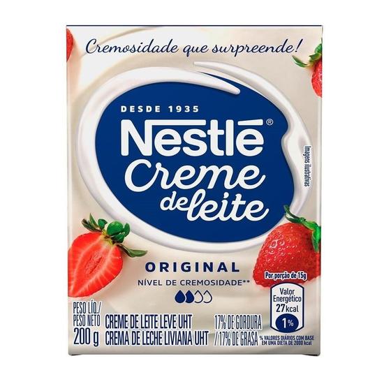 Imagem de Creme de Leite Nestlé UHT 200g Embalagem com 27 Unidades