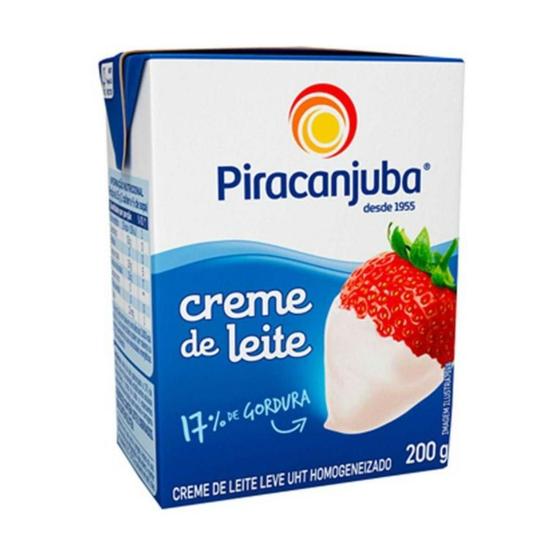 Imagem de Creme De Leite Piracanjuba Tetra Pack 200g - Embalagem c/ 27 unidades