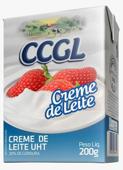 Imagem de Creme de Leite UHT 20% de Gordura 200g - Pack com 15 unidades - Ccgl