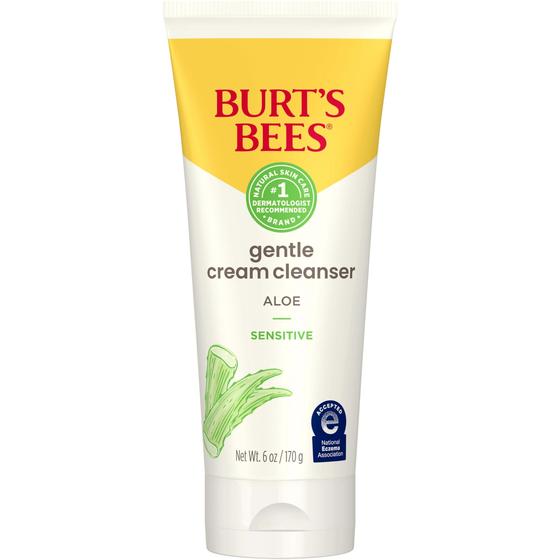 Imagem de Creme de limpeza Burt's Bees Gentle com Aloe 180 ml para pele sensível