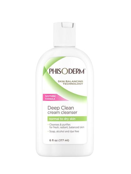 Imagem de Creme de limpeza Phisoderm Deep Clean para pele normal a seca 180mL