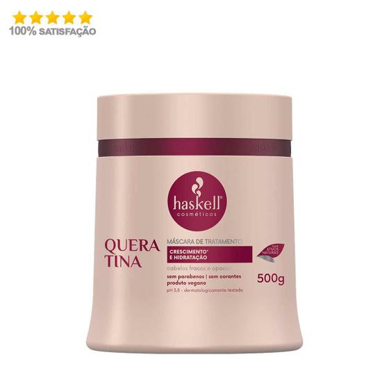 Imagem de Creme De Massagem Cauterização Queratina Haskell 500g