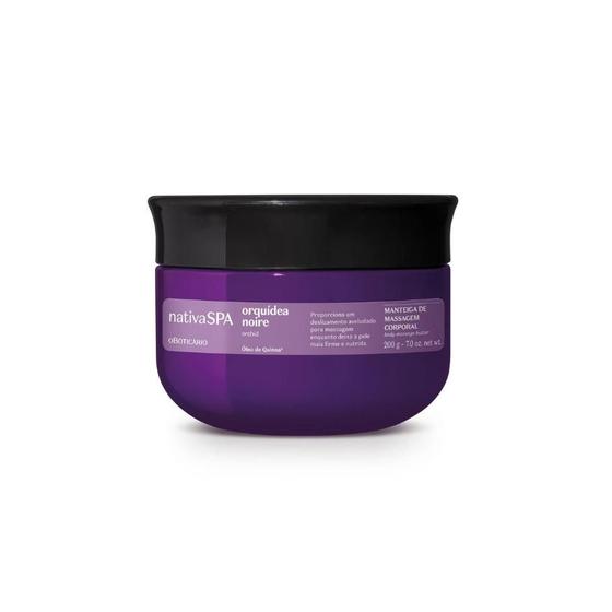 Imagem de Creme de massagem corporal nsp orquidea noire 200 g