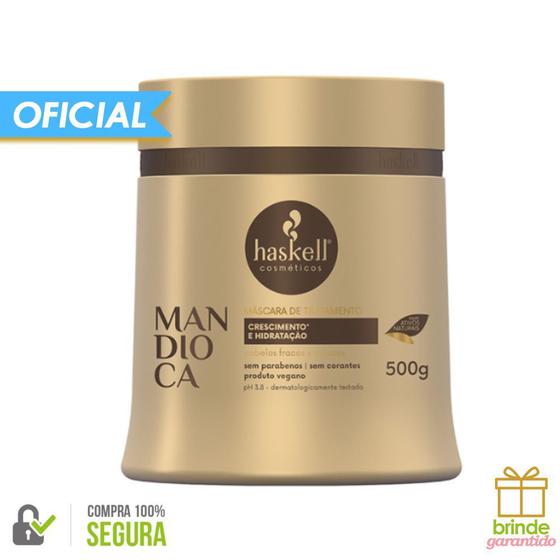 Imagem de Creme De Massagem Mandioca Haskell 500g