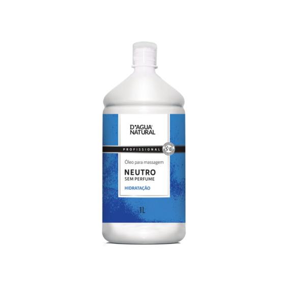Imagem de Creme de Massagem Neutro Dagua Natural Hidratação, Deslizamento Perfeito 1L
