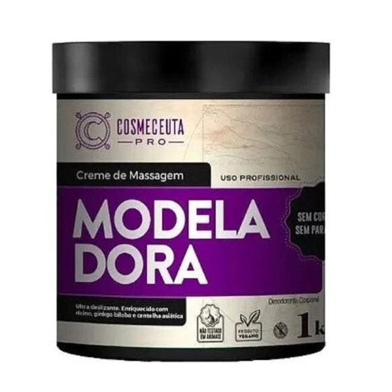 Imagem de Creme de Massagem Profissional COSMECEUTA Modeladora 1Kg