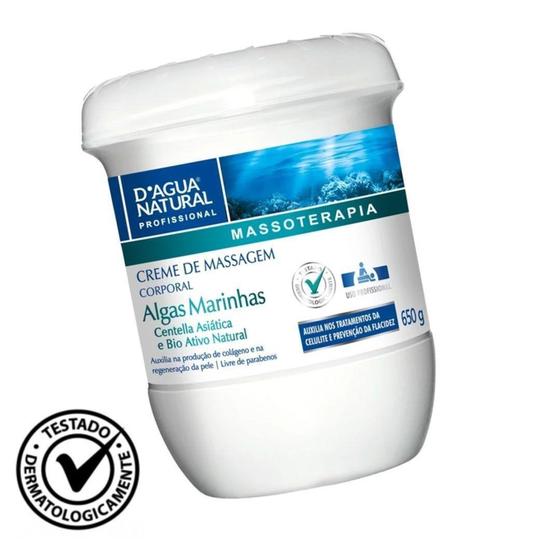Creme De Massagem Profissional Redutor De Medidas Algas Marinhas Dagua ...