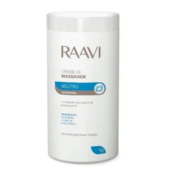 Imagem de Creme De Massagem Raavi Neutro 1Kg