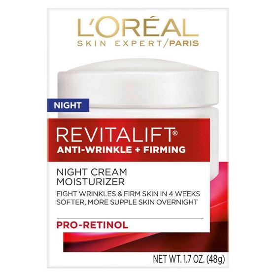 Imagem de Creme de noite L'Oreal Paris RevitalLift Anti-Rugas e Firmad