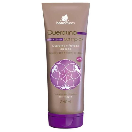 Imagem de Creme De Pentear Barrominas Queratina 240ml