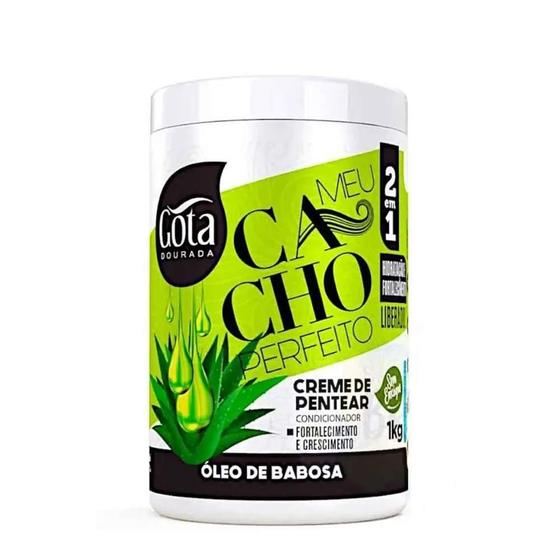 Creme De Pentear Cachos Perfeitos Babosa Gota Dourada 1Kg Menor preço em Creme De Pentear Cachos Perfeitos Babosa Gota Dourada 1Kg
