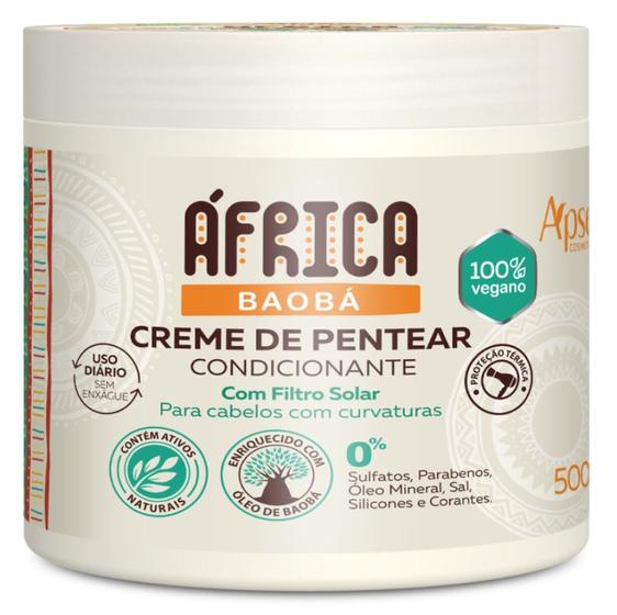 Imagem de Creme de Pentear Condicionante África Baoba Apse 500g