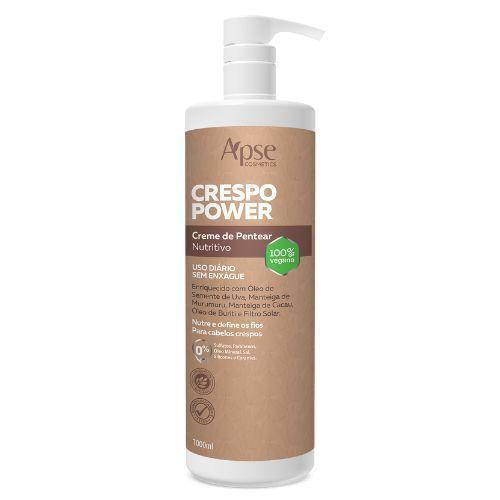 Imagem de Creme De Pentear Crespo Power Nutritiva 1 L - Apse Vegano