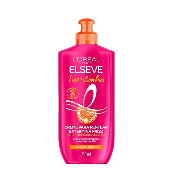 Imagem de Creme De Pentear Elseve Liso Dos Sonhos Liquid Hair 250ml